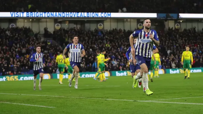 Framed Print : Brighton and Hove Albion vs. Norwich City: Premier League Showdown at American Express Community Stadium (November 2, 2019) Framed Print : Brighton and Hove Albion vs. Norwich City: Premier League Showdown at American Express Community Stadium (November 2, 2019)