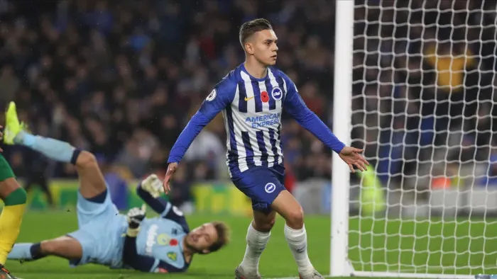 Framed Print : Brighton and Hove Albion vs. Norwich City: Premier League Showdown at American Express Community Stadium (November 2, 2019) Framed Print : Brighton and Hove Albion vs. Norwich City: Premier League Showdown at American Express Community Stadium (November 2, 2019)
