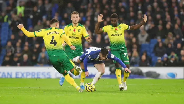 Framed Print : Brighton and Hove Albion vs. Norwich City: Premier League Showdown at American Express Community Stadium (November 2, 2019) Framed Print : Brighton and Hove Albion vs. Norwich City: Premier League Showdown at American Express Community Stadium (November 2, 2019)