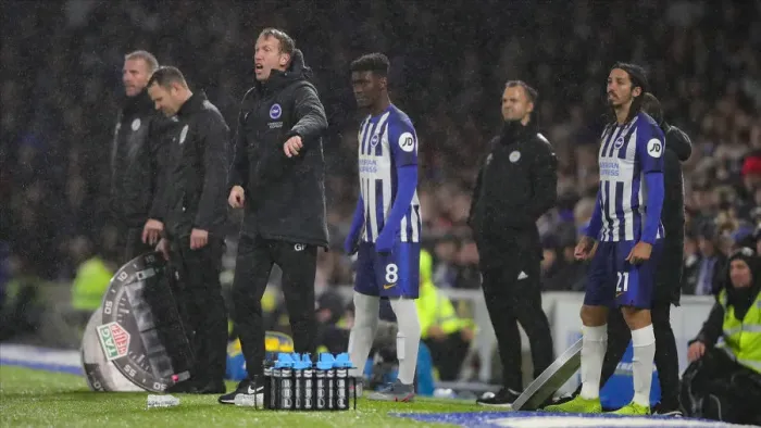 Framed Print : Brighton and Hove Albion vs. Leicester City: Premier League Showdown at American Express Community Stadium (Nov 2019) Framed Print : Brighton and Hove Albion vs. Leicester City: Premier League Showdown at American Express Community Stadium (Nov 2019)