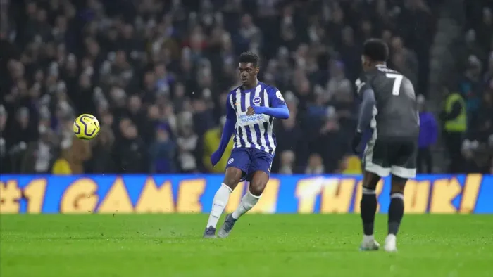 Framed Print : Brighton and Hove Albion vs. Leicester City: Premier League Showdown at American Express Community Stadium (November 2019)