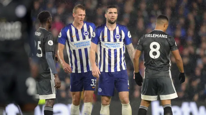 Framed Print : Brighton and Hove Albion vs. Leicester City: Premier League Showdown at American Express Community Stadium (Nov. 23, 2019) Framed Print : Brighton and Hove Albion vs. Leicester City: Premier League Showdown at American Express Community Stadium (Nov. 23, 2019)