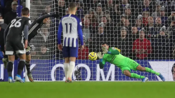 Framed Print : Brighton and Hove Albion vs. Leicester City: Premier League Showdown at American Express Community Stadium (November 23, 2019) Framed Print : Brighton and Hove Albion vs. Leicester City: Premier League Showdown at American Express Community Stadium (November 23, 2019)