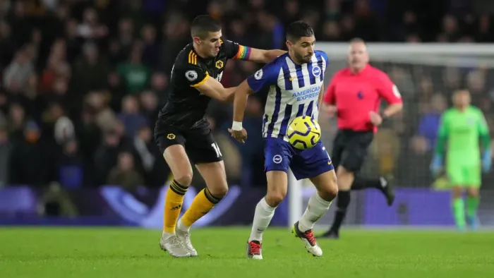 Framed Print : Brighton and Hove Albion vs. Wolverhampton Wanderers: Premier League Showdown at American Express Community Stadium (8th December 2019) Framed Print : Brighton and Hove Albion vs. Wolverhampton Wanderers: Premier League Showdown at American Express Community Stadium (8th December 2019)