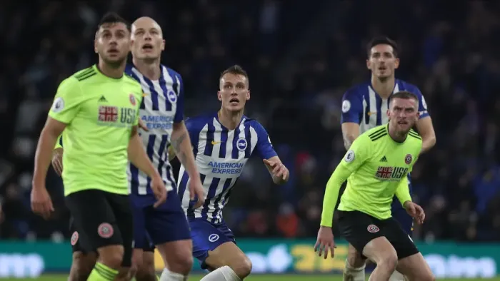 Framed Print : Brighton and Hove Albion vs. Sheffield United: Premier League Battle at American Express Community Stadium (21DEC19) Framed Print : Brighton and Hove Albion vs. Sheffield United: Premier League Battle at American Express Community Stadium (21DEC19)