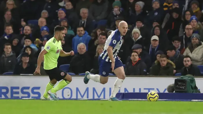 Framed Print : Brighton and Hove Albion vs. Sheffield United: Premier League Battle at American Express Community Stadium (21DEC19) Framed Print : Brighton and Hove Albion vs. Sheffield United: Premier League Battle at American Express Community Stadium (21DEC19)