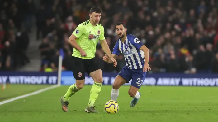 Framed Print : Brighton and Hove Albion vs. Sheffield United: Premier League Battle at American Express Community Stadium (21DEC19) Framed Print : Brighton and Hove Albion vs. Sheffield United: Premier League Battle at American Express Community Stadium (21DEC19)