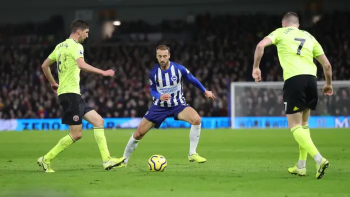 Framed Print : Brighton and Hove Albion vs. Sheffield United: Premier League Battle at American Express Community Stadium (21DEC19) Framed Print : Brighton and Hove Albion vs. Sheffield United: Premier League Battle at American Express Community Stadium (21DEC19)