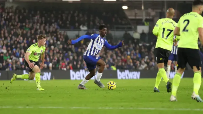 Framed Print : Brighton and Hove Albion vs. Sheffield United: Premier League Battle at American Express Community Stadium (21DEC19) Framed Print : Brighton and Hove Albion vs. Sheffield United: Premier League Battle at American Express Community Stadium (21DEC19)
