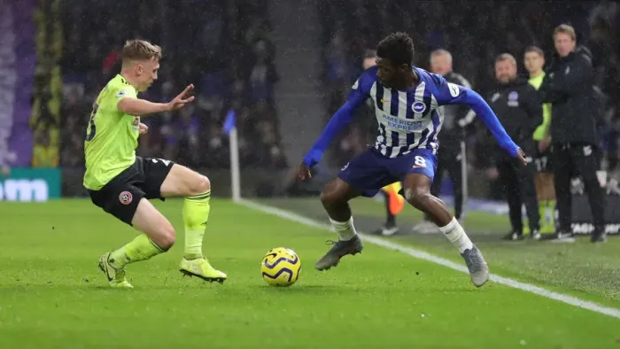 Framed Print : Brighton and Hove Albion vs. Sheffield United: Premier League Battle at American Express Community Stadium (21DEC19) Framed Print : Brighton and Hove Albion vs. Sheffield United: Premier League Battle at American Express Community Stadium (21DEC19)
