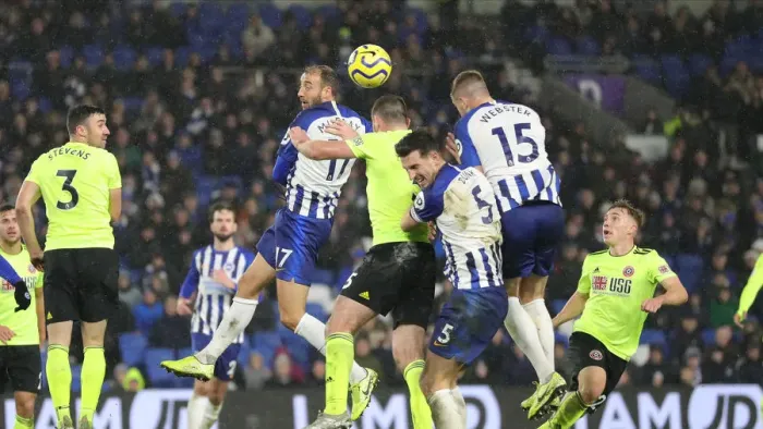 Framed Print : Brighton and Hove Albion vs. Sheffield United: Premier League Battle at American Express Community Stadium (21DEC19) Framed Print : Brighton and Hove Albion vs. Sheffield United: Premier League Battle at American Express Community Stadium (21DEC19)