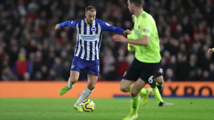 Framed Print : Brighton and Hove Albion vs. Sheffield United: Premier League Battle at American Express Community Stadium (21DEC19) Framed Print : Brighton and Hove Albion vs. Sheffield United: Premier League Battle at American Express Community Stadium (21DEC19)