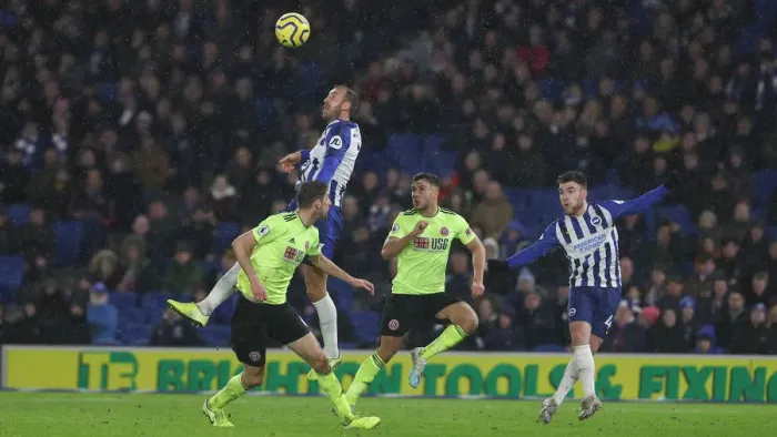 Framed Print : Brighton and Hove Albion vs. Sheffield United: Premier League Battle at American Express Community Stadium (21DEC19) Framed Print : Brighton and Hove Albion vs. Sheffield United: Premier League Battle at American Express Community Stadium (21DEC19)