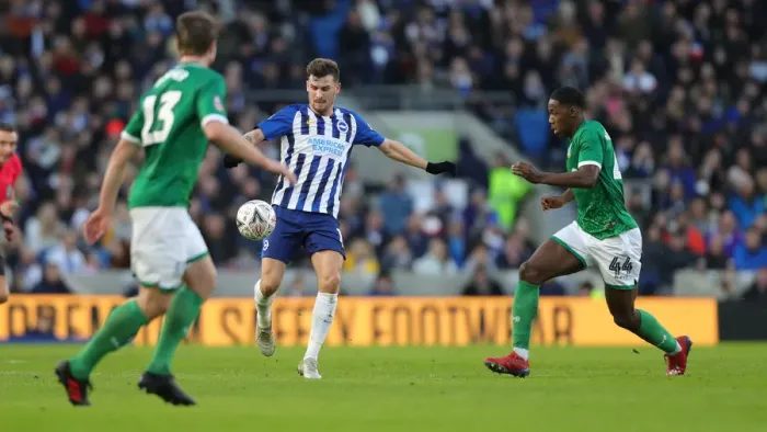 Framed Print : Brighton & Hove Albion vs. Sheffield Wednesday: FA Cup Showdown at American Express Community Stadium (04JAN20) Framed Print : Brighton & Hove Albion vs. Sheffield Wednesday: FA Cup Showdown at American Express Community Stadium (04JAN20)