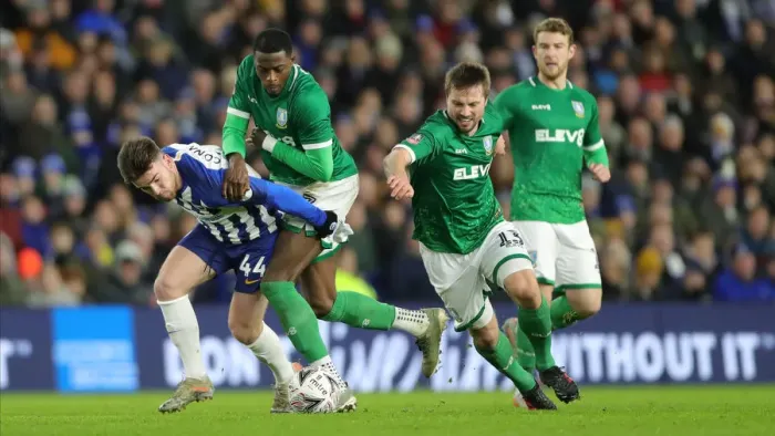 Framed Print : Brighton and Hove Albion vs. Sheffield Wednesday: FA Cup Third Round Clash at American Express Community Stadium (04JAN20) Framed Print : Brighton and Hove Albion vs. Sheffield Wednesday: FA Cup Third Round Clash at American Express Community Stadium (04JAN20)