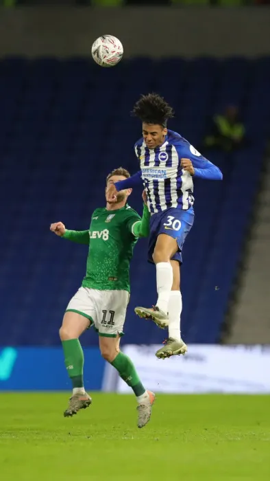 Framed Print : Brighton & Hove Albion vs. Sheffield Wednesday: FA Cup Showdown at American Express Community Stadium (04.01.20) Framed Print : Brighton & Hove Albion vs. Sheffield Wednesday: FA Cup Showdown at American Express Community Stadium (04.01.20)