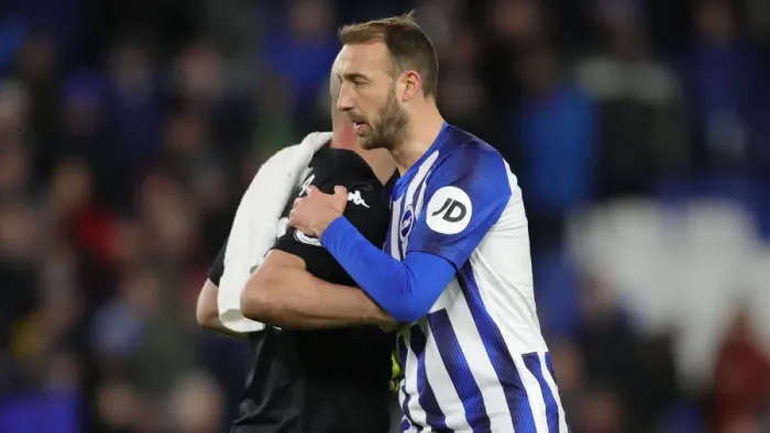 Framed Print : Brighton & Hove Albion vs. Aston Villa: A Premier League Clash at American Express Community Stadium (January 18, 2020)