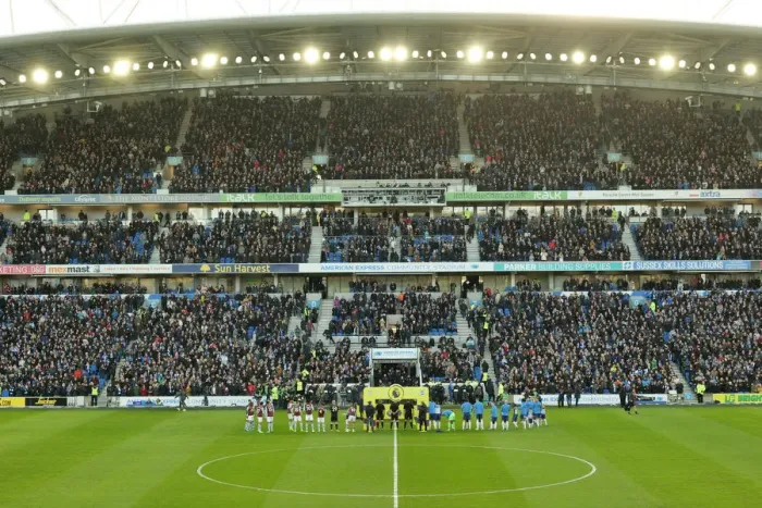 Framed Print : Brighton and Hove Albion vs. Aston Villa: A Premier League Clash at American Express Community Stadium (January 18, 2020) Framed Print : Brighton and Hove Albion vs. Aston Villa: A Premier League Clash at American Express Community Stadium (January 18, 2020)