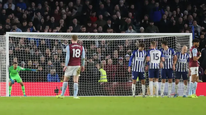 Framed Print : Brighton and Hove Albion vs. Aston Villa: A Premier League Clash at American Express Community Stadium (January 18, 2020) Framed Print : Brighton and Hove Albion vs. Aston Villa: A Premier League Clash at American Express Community Stadium (January 18, 2020)