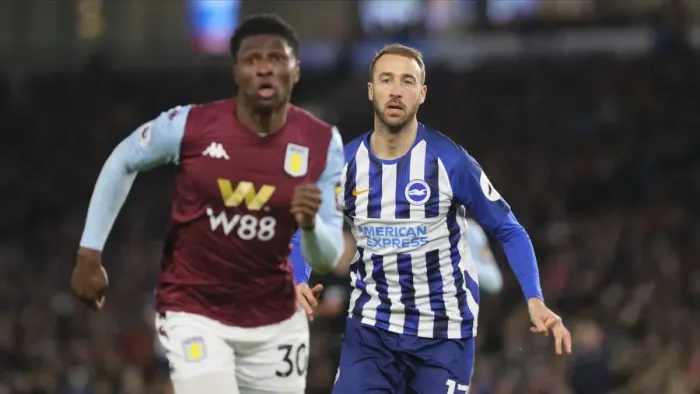 Framed Print : Brighton and Hove Albion vs. Aston Villa: A Premier League Battle at American Express Community Stadium (January 18, 2020) Framed Print : Brighton and Hove Albion vs. Aston Villa: A Premier League Battle at American Express Community Stadium (January 18, 2020)
