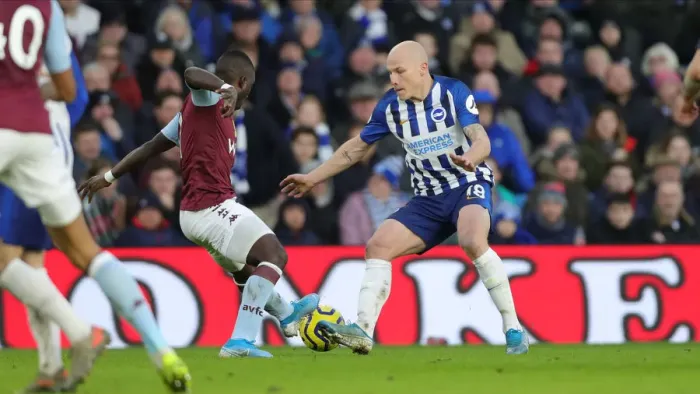 Framed Print : Brighton and Hove Albion vs. Aston Villa: A Premier League Clash at American Express Community Stadium (January 18, 2020) Framed Print : Brighton and Hove Albion vs. Aston Villa: A Premier League Clash at American Express Community Stadium (January 18, 2020)