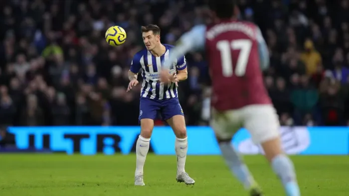 Framed Print : Brighton and Hove Albion vs. Aston Villa: A Premier League Clash at American Express Community Stadium (January 18, 2020)