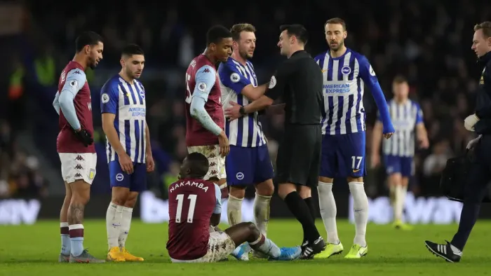 Framed Print : Brighton and Hove Albion vs. Aston Villa: A Premier League Clash at American Express Community Stadium (January 18, 2020) Framed Print : Brighton and Hove Albion vs. Aston Villa: A Premier League Clash at American Express Community Stadium (January 18, 2020)