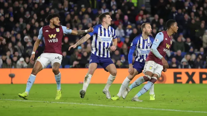 Framed Print : Brighton and Hove Albion vs. Aston Villa: A Premier League Clash at American Express Community Stadium (January 18, 2020) Framed Print : Brighton and Hove Albion vs. Aston Villa: A Premier League Clash at American Express Community Stadium (January 18, 2020)