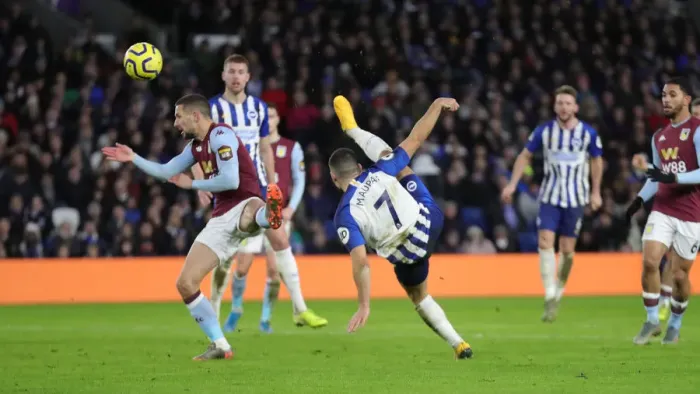 Framed Print : Brighton and Hove Albion vs. Aston Villa: A Premier League Clash at American Express Community Stadium (January 18, 2020) Framed Print : Brighton and Hove Albion vs. Aston Villa: A Premier League Clash at American Express Community Stadium (January 18, 2020)