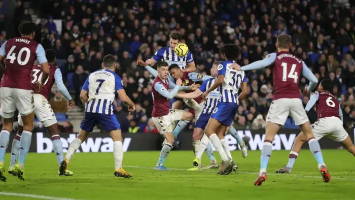 Framed Print : Brighton and Hove Albion vs. Aston Villa: A Premier League Clash at American Express Community Stadium (January 18, 2020) Framed Print : Brighton and Hove Albion vs. Aston Villa: A Premier League Clash at American Express Community Stadium (January 18, 2020)