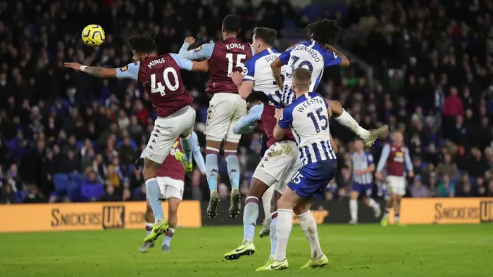 Framed Print : Brighton and Hove Albion vs. Aston Villa: A Premier League Clash at American Express Community Stadium (January 18, 2020) Framed Print : Brighton and Hove Albion vs. Aston Villa: A Premier League Clash at American Express Community Stadium (January 18, 2020)