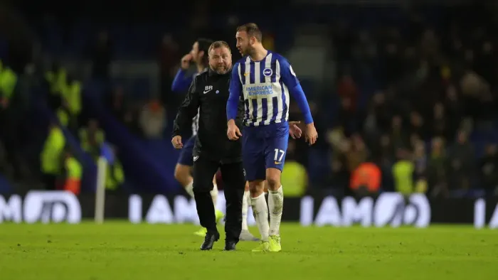 Framed Print : Brighton and Hove Albion vs. Watford: Premier League Showdown at American Express Community Stadium (08FEB20)
