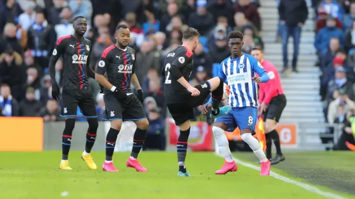 Framed Print : Brighton and Hove Albion vs. Crystal Palace: A Premier League Showdown at American Express Community Stadium (29 February 2020) Framed Print : Brighton and Hove Albion vs. Crystal Palace: A Premier League Showdown at American Express Community Stadium (29 February 2020)