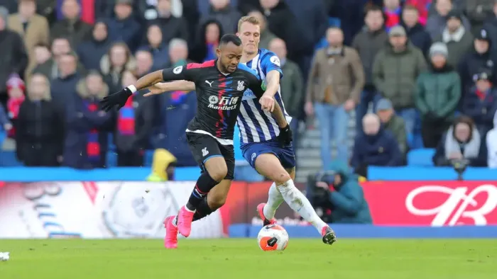 Framed Print : Brighton & Hove Albion vs. Crystal Palace: A Premier League Showdown at American Express Community Stadium (29.02.20) Framed Print : Brighton & Hove Albion vs. Crystal Palace: A Premier League Showdown at American Express Community Stadium (29.02.20)