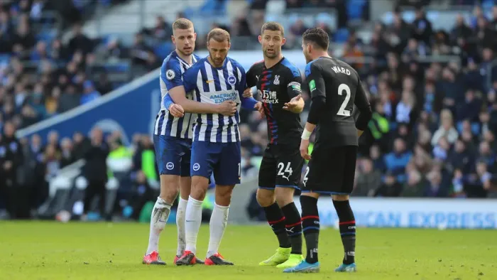 Framed Print : Brighton and Hove Albion vs. Crystal Palace: A Premier League Clash at the American Express Community Stadium (29FEB20) Framed Print : Brighton and Hove Albion vs. Crystal Palace: A Premier League Clash at the American Express Community Stadium (29FEB20)