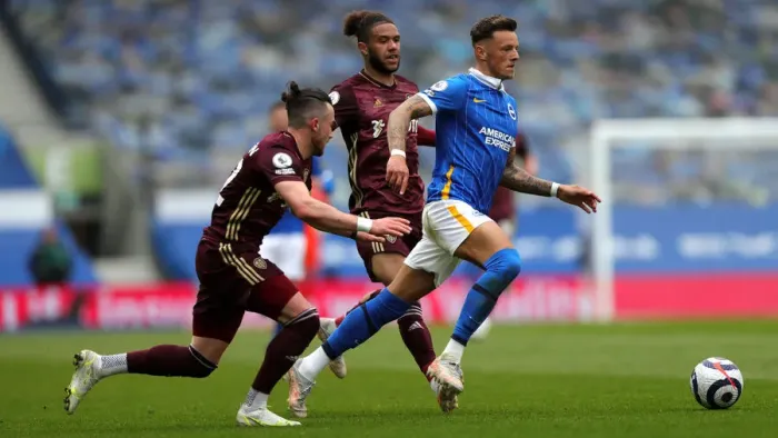 Framed Print : Brighton and Hove Albion vs. Leeds United: A Premier League Battle at American Express Community Stadium (01MAY21) Framed Print : Brighton and Hove Albion vs. Leeds United: A Premier League Battle at American Express Community Stadium (01MAY21)