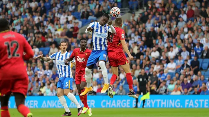 Framed Print : Brighton & Hove Albion vs. Watford: 2021-22 Premier League Battle at American Express Community Stadium Framed Print : Brighton & Hove Albion vs. Watford: 2021-22 Premier League Battle at American Express Community Stadium