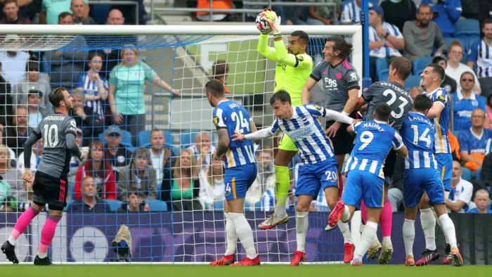 Framed Print : Brighton & Hove Albion vs. Leicester City: Premier League Clash at American Express Community Stadium (19SEP21) Framed Print : Brighton & Hove Albion vs. Leicester City: Premier League Clash at American Express Community Stadium (19SEP21)