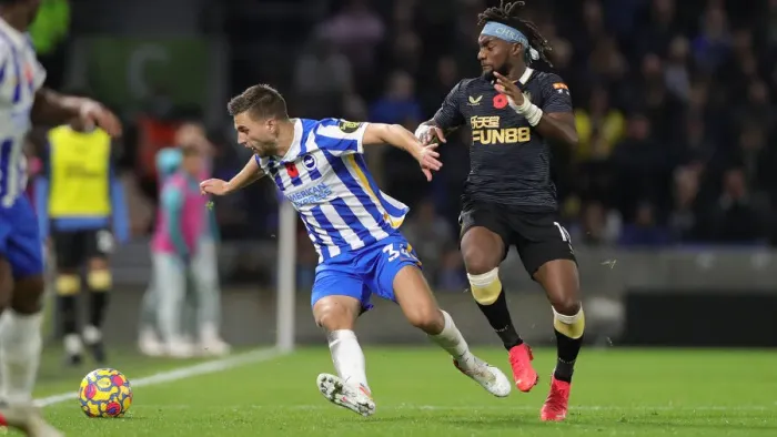 Framed Print : Brighton and Hove Albion vs. Newcastle United: Premier League Clash at American Express Community Stadium (Nov. 6, 2021) Framed Print : Brighton and Hove Albion vs. Newcastle United: Premier League Clash at American Express Community Stadium (Nov. 6, 2021)