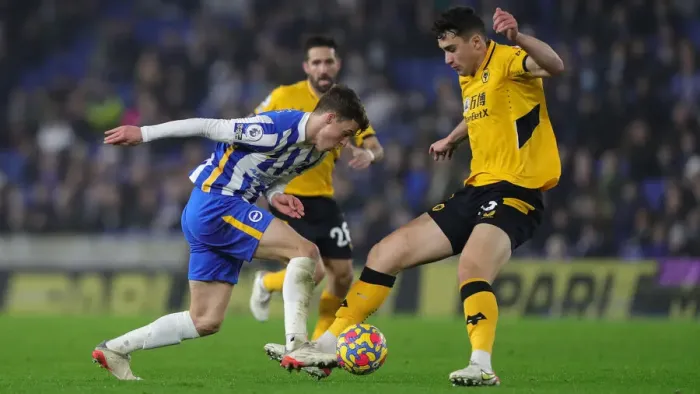 Framed Print : Brighton & Hove Albion vs. Wolverhampton Wanderers: A Premier League Battle at American Express Community Stadium (15DEC21) Framed Print : Brighton & Hove Albion vs. Wolverhampton Wanderers: A Premier League Battle at American Express Community Stadium (15DEC21)