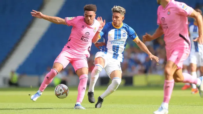 Framed Print : Brighton & Hove Albion vs. Espanyol: Pre-Season Clash at American Express Community Stadium (30JUL22) - Match Action Framed Print : Brighton & Hove Albion vs. Espanyol: Pre-Season Clash at American Express Community Stadium (30JUL22) - Match Action