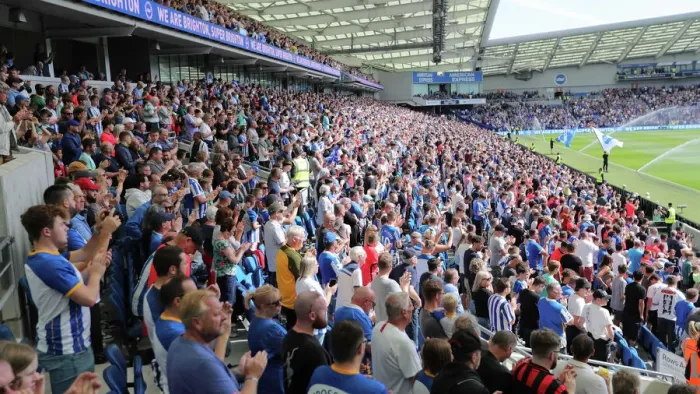 Framed Print : Brighton and Hove Albion vs. Leicester City: Premier League Clash at American Express Community Stadium (04SEP22) Framed Print : Brighton and Hove Albion vs. Leicester City: Premier League Clash at American Express Community Stadium (04SEP22)