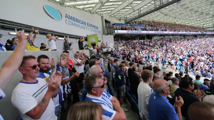 Framed Print : Brighton & Hove Albion vs. Leicester City: 2022 / 23 Premier League Clash at American Express Community Stadium (04SEP22) Framed Print : Brighton & Hove Albion vs. Leicester City: 2022 / 23 Premier League Clash at American Express Community Stadium (04SEP22)