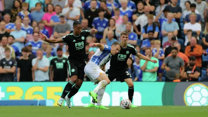 Framed Print : Brighton & Hove Albion vs. Leicester City: 2022 / 23 Premier League Clash at American Express Community Stadium (04SEP22) Framed Print : Brighton & Hove Albion vs. Leicester City: 2022 / 23 Premier League Clash at American Express Community Stadium (04SEP22)