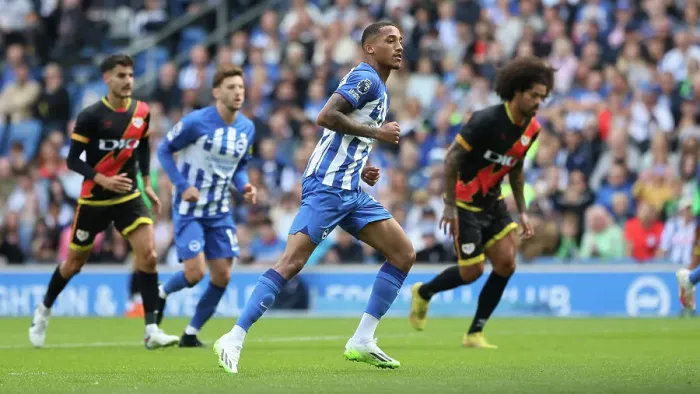 Framed Print : Brighton & Hove Albion vs. Rayo Vallecano: 2023 / 24 Pre-Season Friendly - American Express Community Stadium Framed Print : Brighton & Hove Albion vs. Rayo Vallecano: 2023 / 24 Pre-Season Friendly - American Express Community Stadium