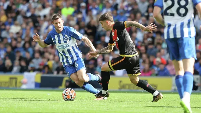Framed Print : Brighton & Hove Albion vs. Rayo Vallecano: 2023 / 24 Pre-Season Friendly at American Express Community Stadium