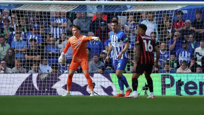 Framed Print : Brighton & Hove Albion vs. AFC Bournemouth: Premier League Battle at the American Express Stadium (September 24, 2023) Framed Print : Brighton & Hove Albion vs. AFC Bournemouth: Premier League Battle at the American Express Stadium (September 24, 2023)