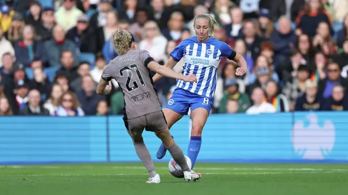 Framed Print : Brighton & Hove Albion vs. Tottenham Hotspur: A Premier League Showdown - Women's Super League Clash at Amex Stadium (15th October 2023) Framed Print : Brighton & Hove Albion vs. Tottenham Hotspur: A Premier League Showdown - Women's Super League Clash at Amex Stadium (15th October 2023)