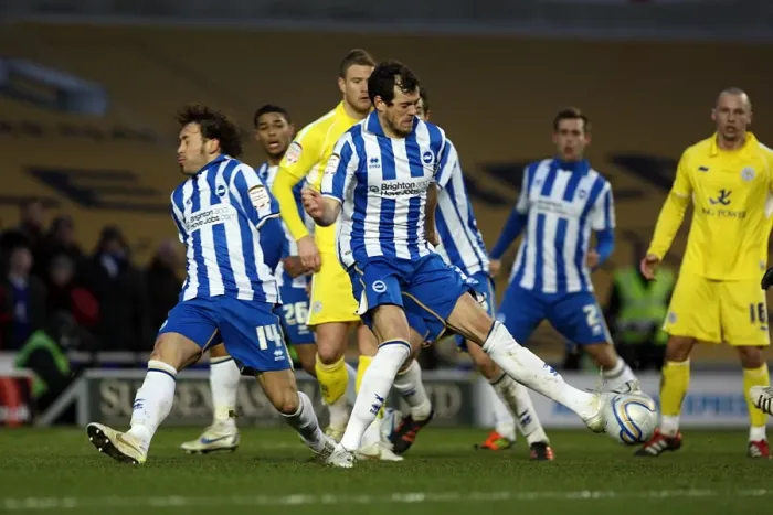 Framed Print : Brighton & Hove Albion vs. Leicester City (04-02-12): A Nostalgic Look Back at the 2011-12 Home Season - Leicester City Match Framed Print : Brighton & Hove Albion vs. Leicester City (04-02-12): A Nostalgic Look Back at the 2011-12 Home Season - Leicester City Match