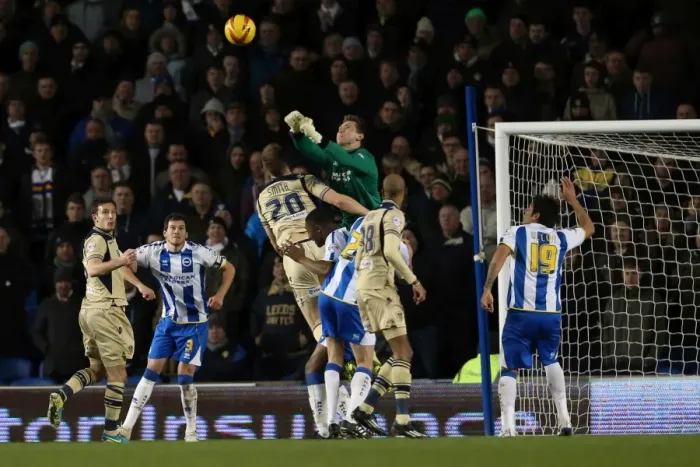 Framed Print : Brighton & Hove Albion vs. Leeds United: 11-02-2014 (11-02-2014: A Historic 9-Goal Thrashing of Leeds United by Brighton & Hove Albion) Framed Print : Brighton & Hove Albion vs. Leeds United: 11-02-2014 (11-02-2014: A Historic 9-Goal Thrashing of Leeds United by Brighton & Hove Albion)